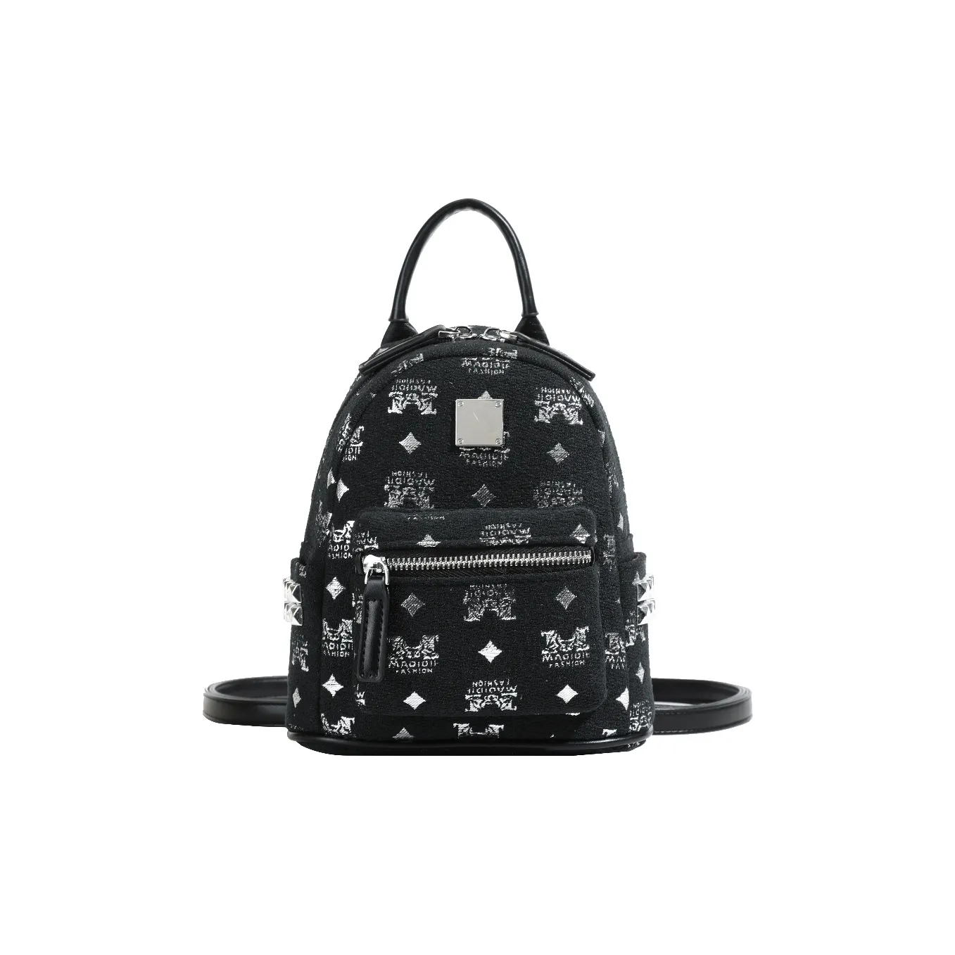 BUBM Полиэстер Рюкзак Женские Черный Белый Кофе