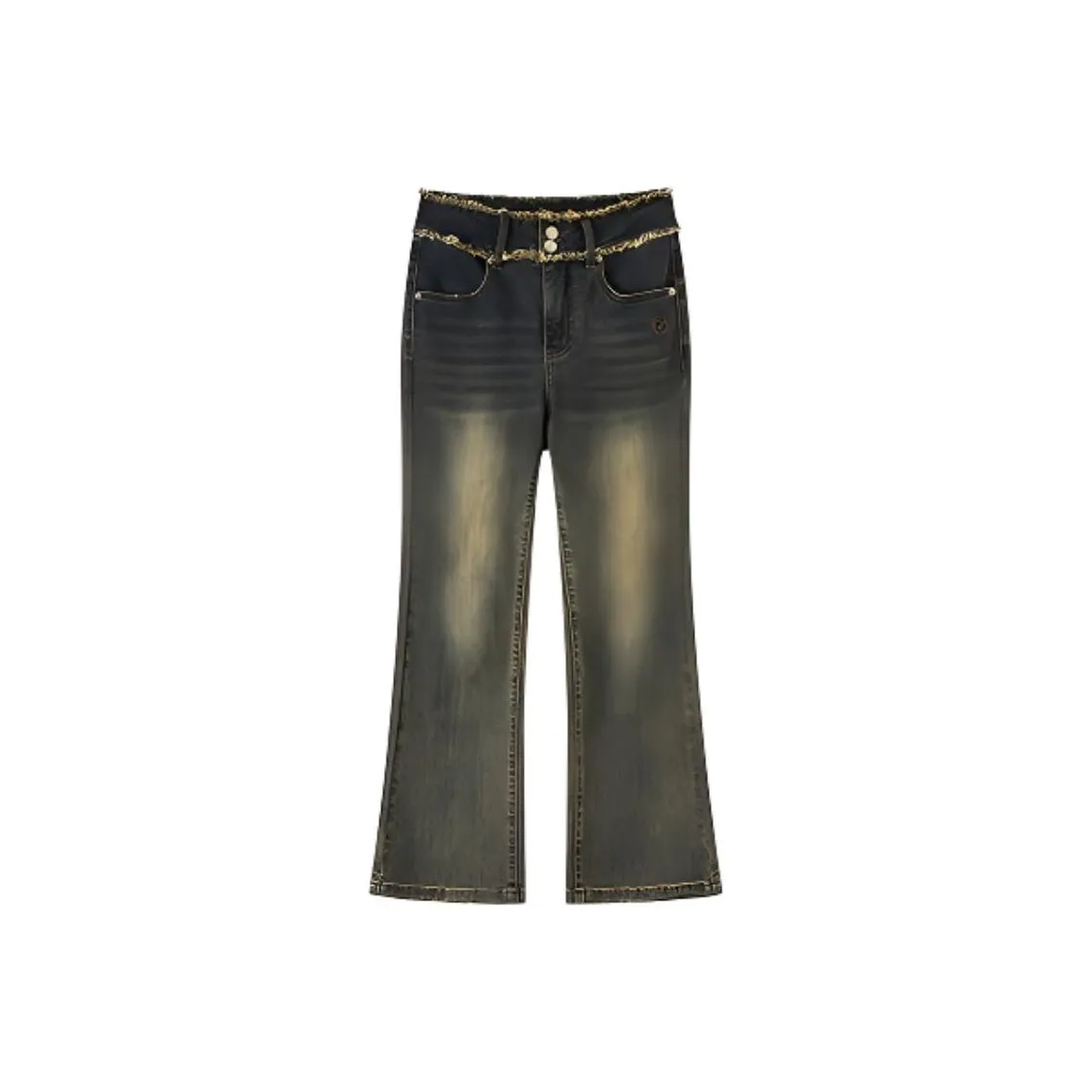 CHUU Темно-синие джинсы для женщин