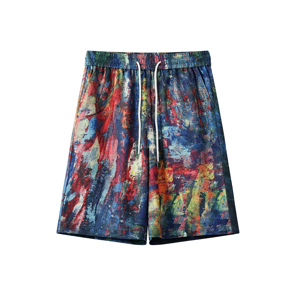 GEPURUI Радужный Граффити Унисекс Повседневные шорты