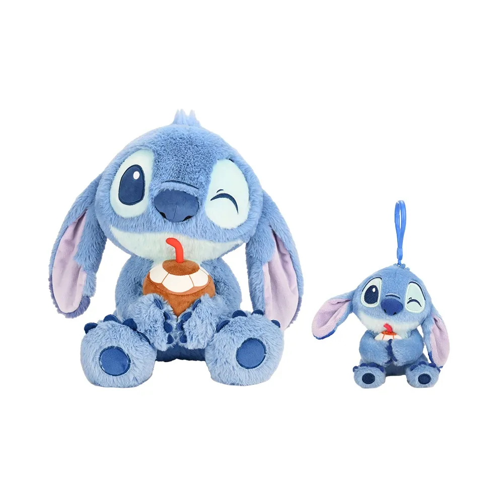 POTDEMIEL X Disney Лило и Стич Милый и Веселый Great Кокосовая Зеленая Кукла Подвеска Плюшевая Кукла 11см 30см Длина Тела