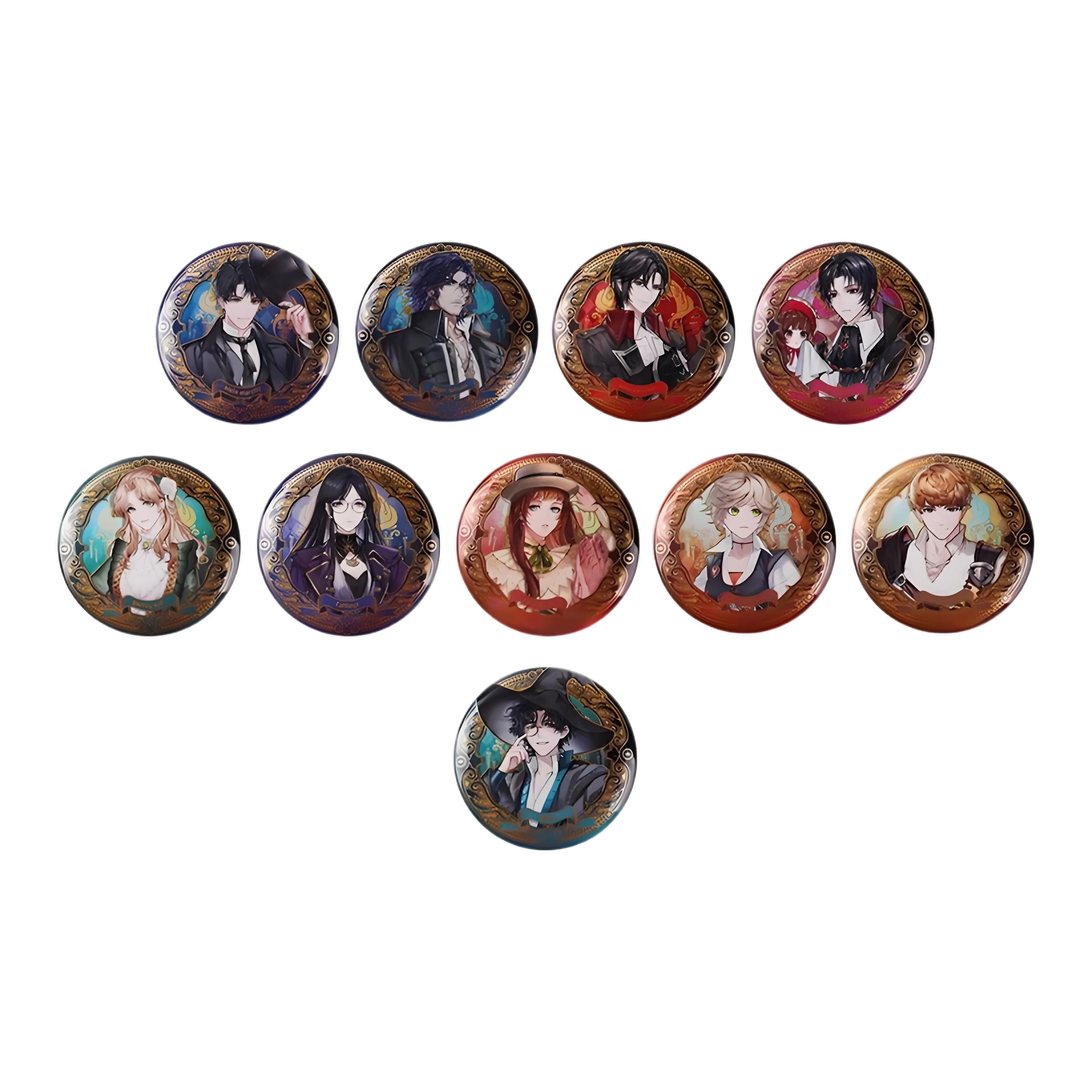 GUANGBO Lord OF The Mysteries Мерч Жестяной Двойной Вспышка Значок Значки