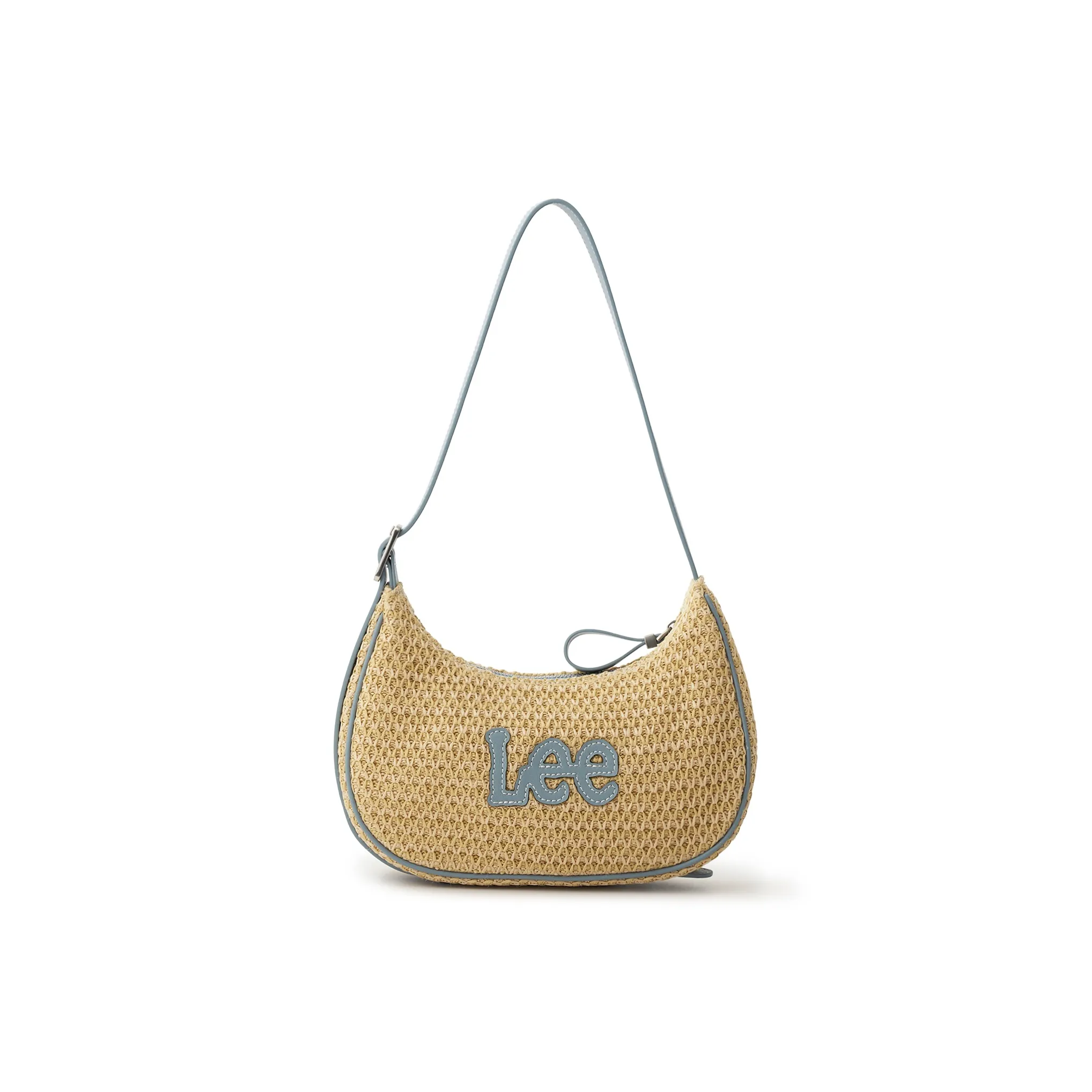Ли совместный модель Солома Плетение Подмышка Сумка на плечо Стандартная Женская Хаки Синий Черный Белый