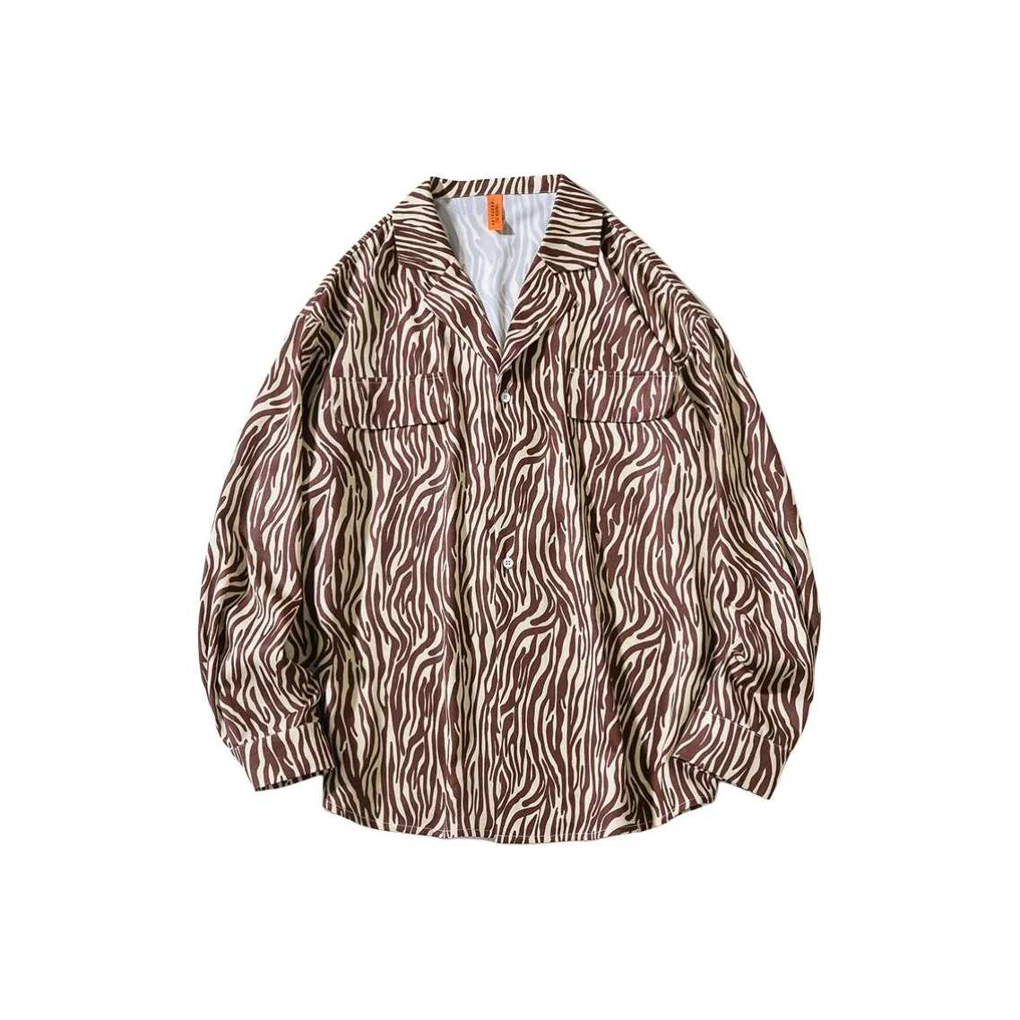 DAFT PUNK Коричневая унисекс рубашка