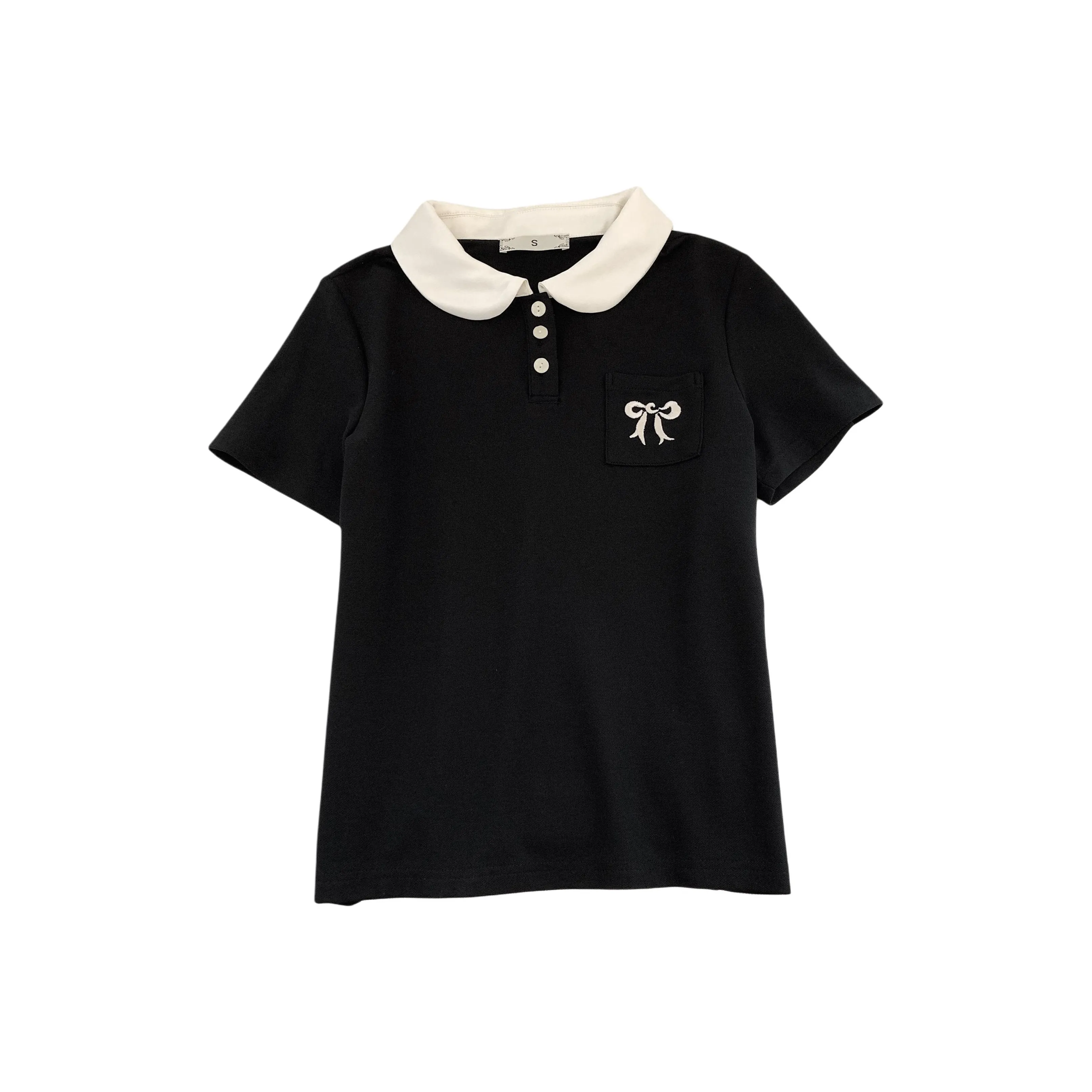 OUBO Черные Женские Поло