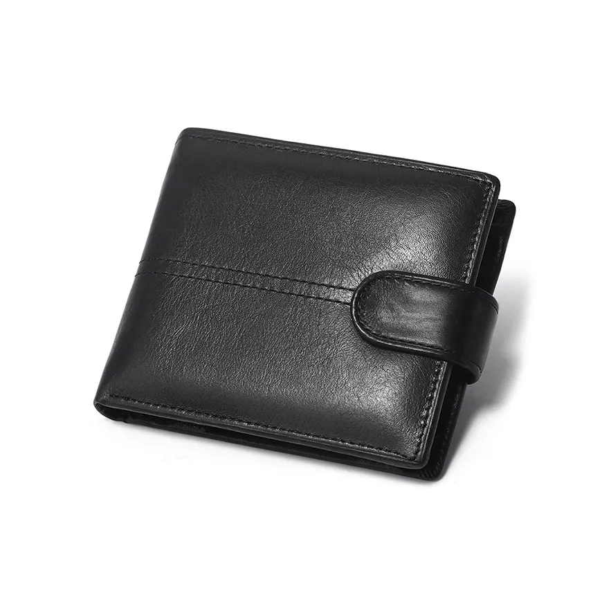 CARTELO Кошелек из коровьей кожи мужской черный