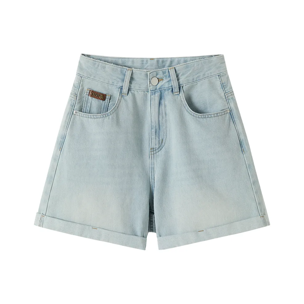 XIANGYING Джинсовые синие женские джинсовые шорты