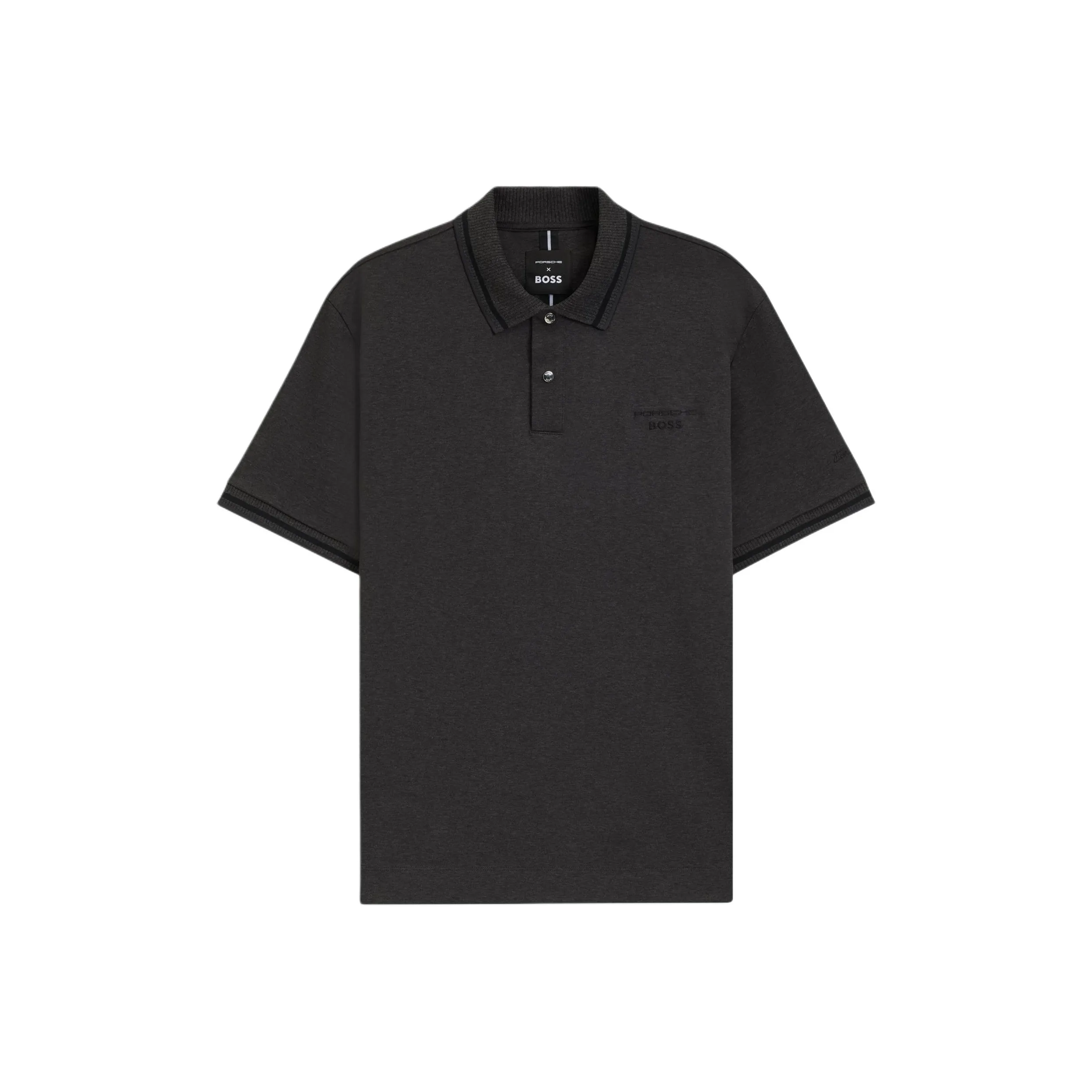 Hugo Boss X PORSCHE Поло Мужское Темно-Серый