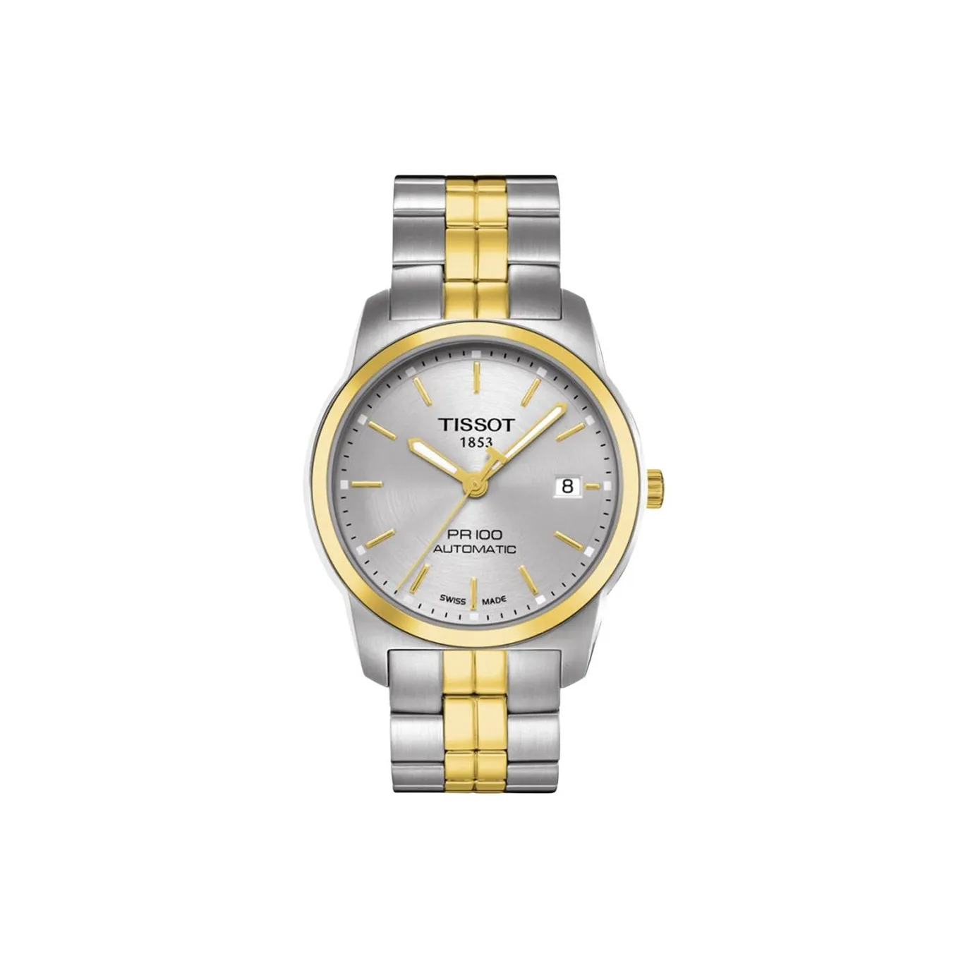 TISSOT Автоматический Механический Механизм Мужские Часы PR100 Collection Серые