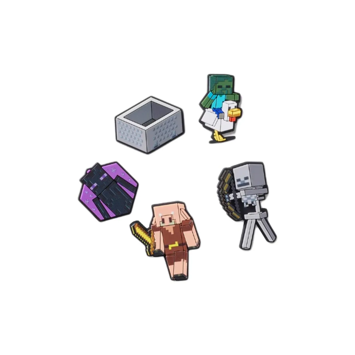 Crocs ПВХ Аксессуары для обуви Унисекс Многоцветные