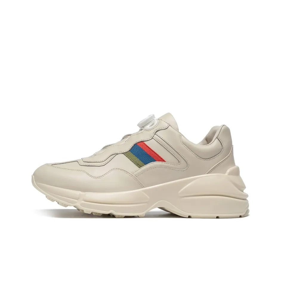 Roberta Di Camerino визуально увеличивает рост Низкий топ Толстая подошва Мужские кроссовки