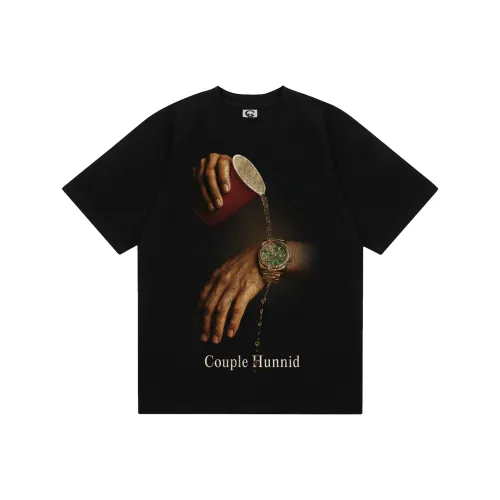 Couple Hinnid SS25 Черный Унисекс T Рубашки