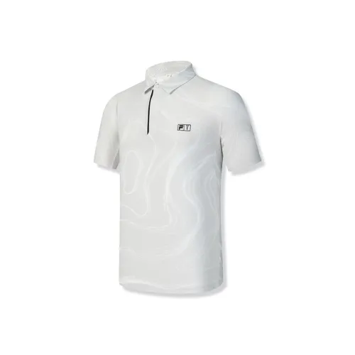 FILA Golf Series Taiqing Серый Мужское Поло