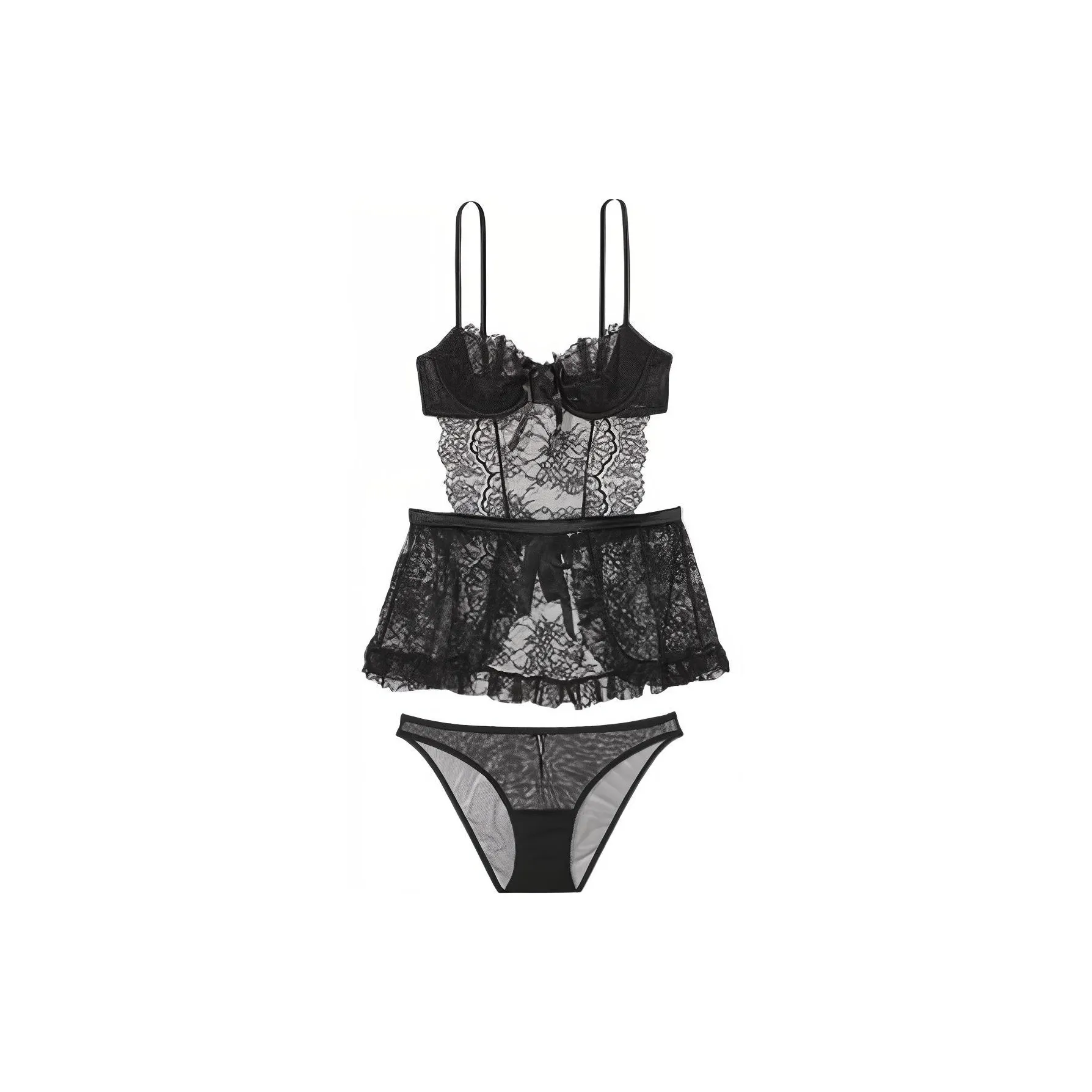 Victoria's Secret Комплект нижнего белья для женщин черный