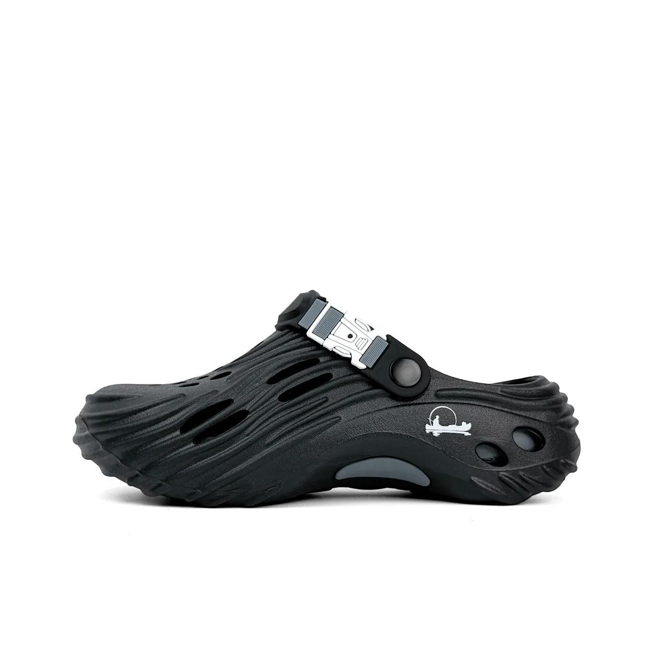 ROYAL FAMILY Сабо Мужской Черный Серый