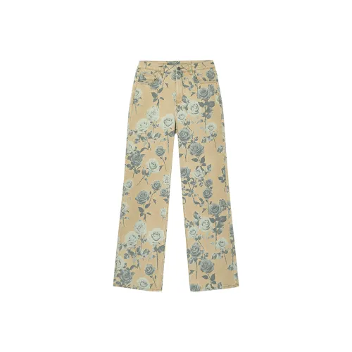 Desigual Овсяные Женские Джинсы