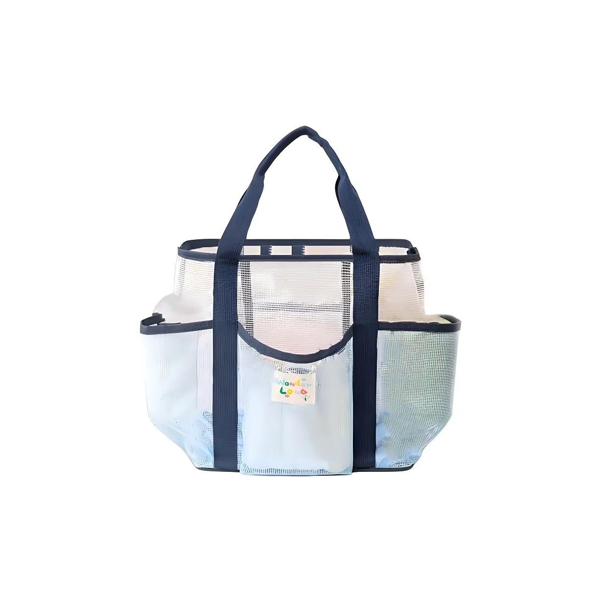 Boniu ПВХ Туалетный Путешественный Сумка для хранения Унисекс Синий Светло-фиолетовый