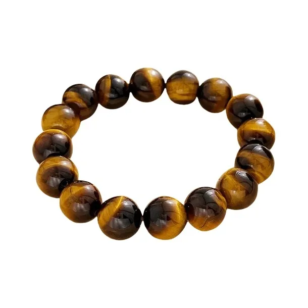 Zhi Yu Yun Xiang Браслеты с камнем тигрового глаза Мужской