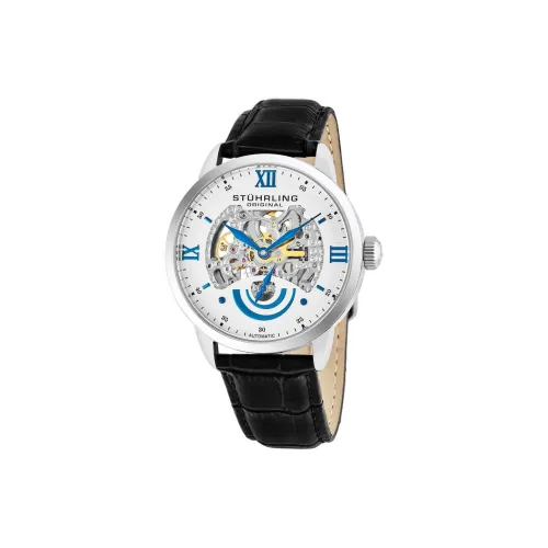 STUHRLING Автоматический Механический Движение Мужские Часы 44mm*11mm*44mm Белый