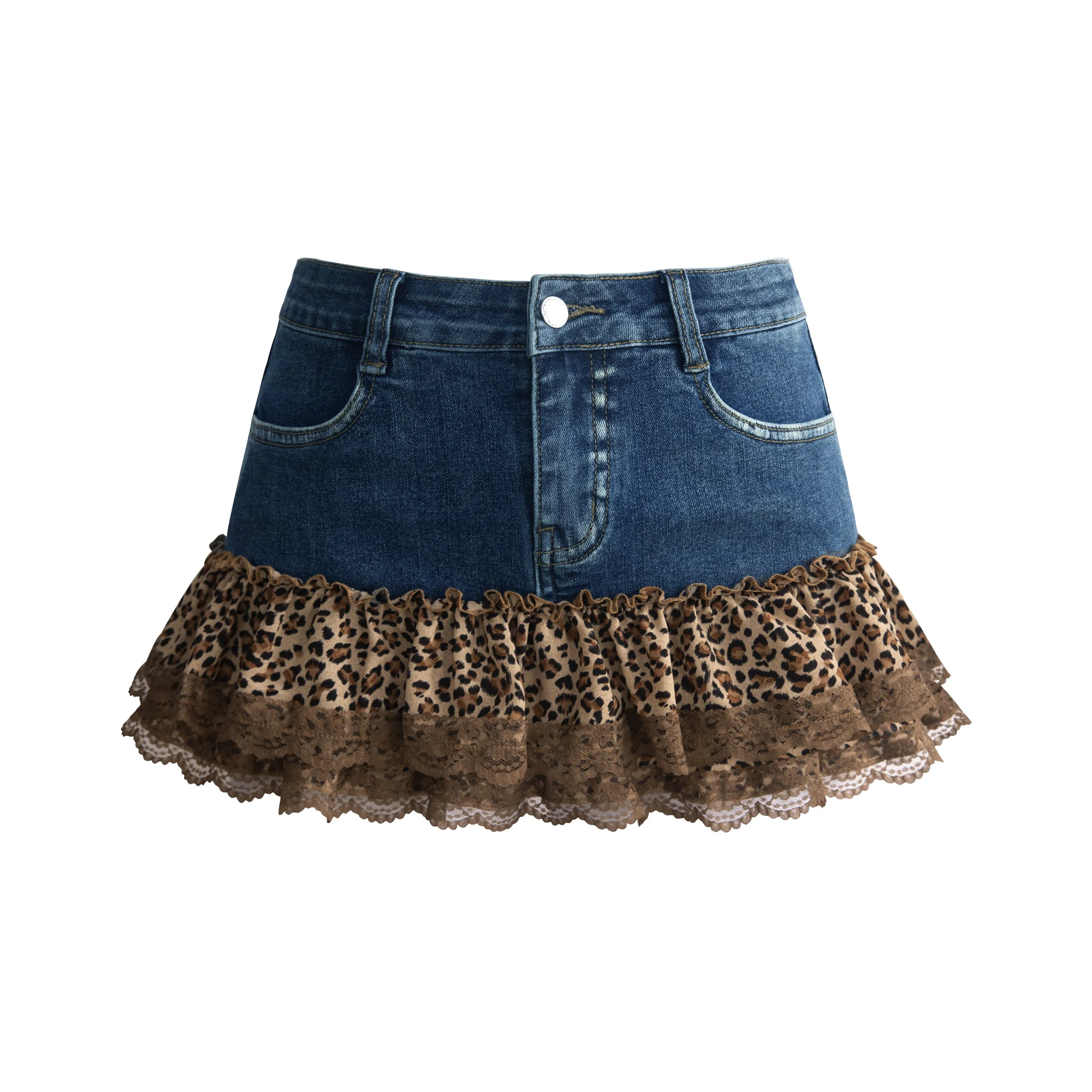 UNIFREE Джинсовые короткие юбки Женские