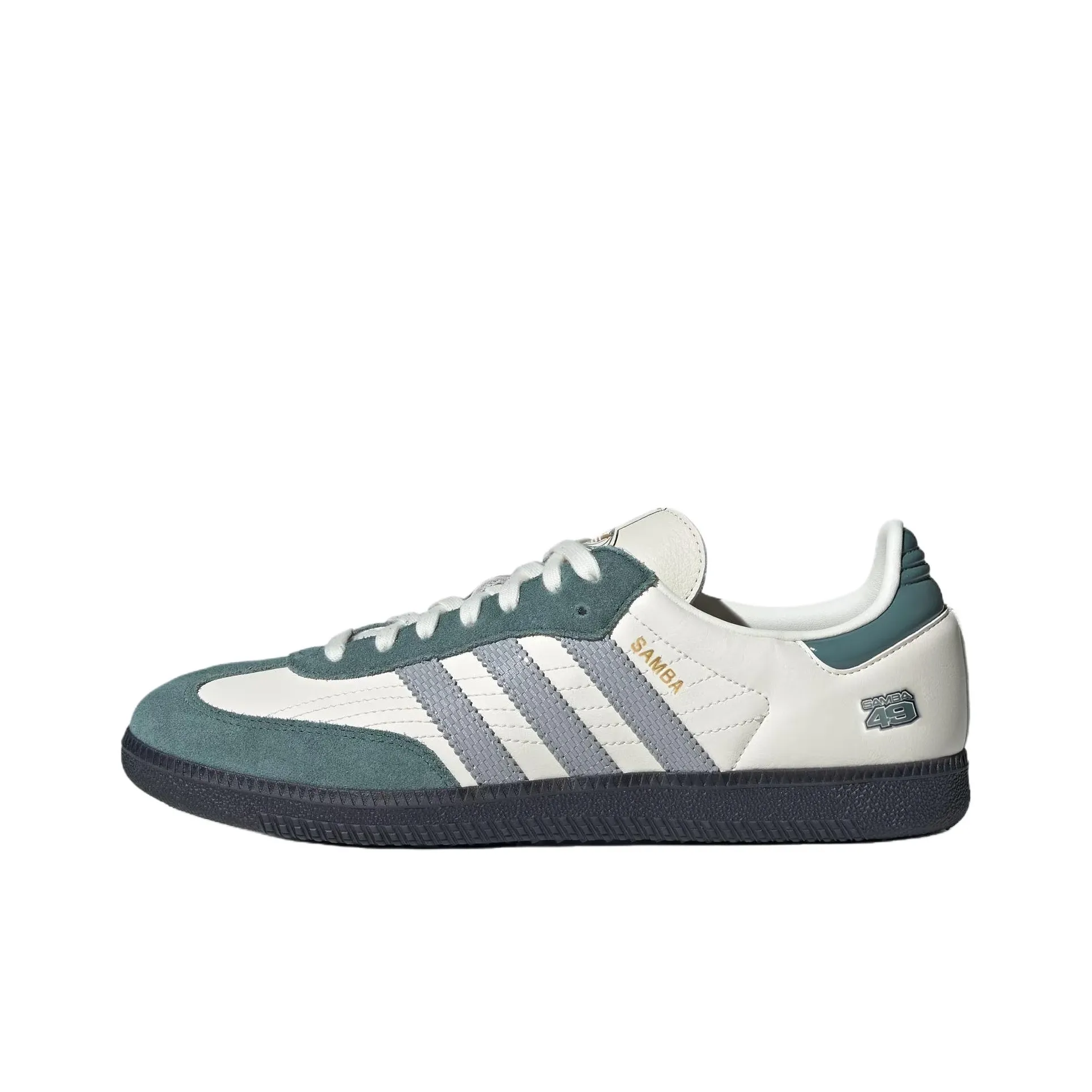 Adidas Originals Samba Abrasion Resistant Низкие Кроссовки для скейтбординга Унисекс Нефритовый Белый