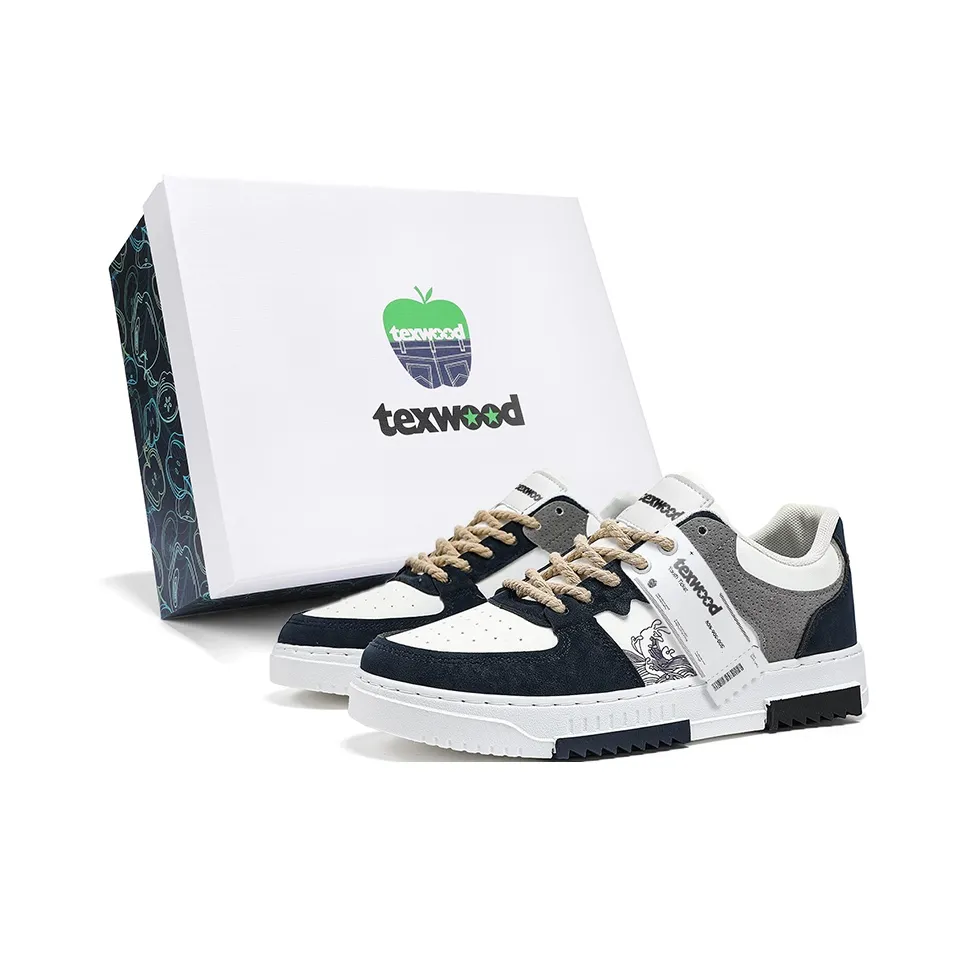 TEXWOOD Year of The Snake Green Snake Fortune CNY Collection Низкие кроссовки для скейтбординга Мужские