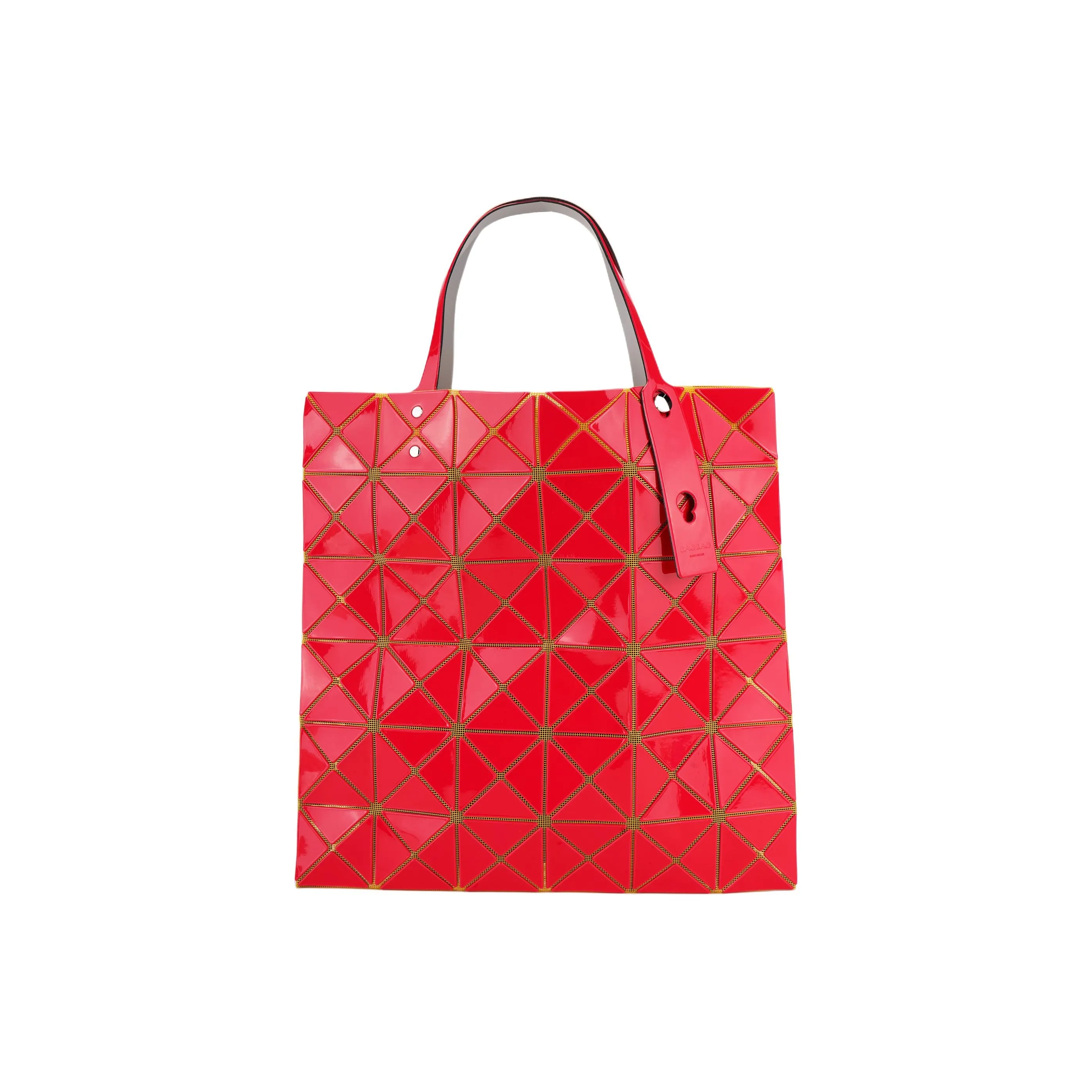 ISSEY MIYAKE PVC Сумка Сумка через плечо Женская Красная и Кораллово-Розовая