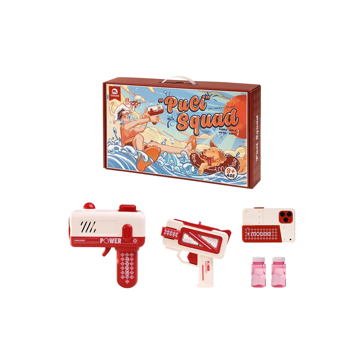 MOBEE Ручной Переносной Полностью Автоматический Водяные Пистолеты Пузырьковые Машины