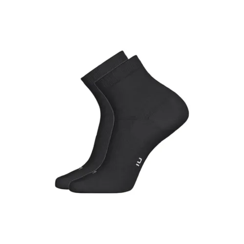 DECATHLON 500 Series 2 шт Дымчатые Черный/Угольно-серый Унисекс Беговые носки