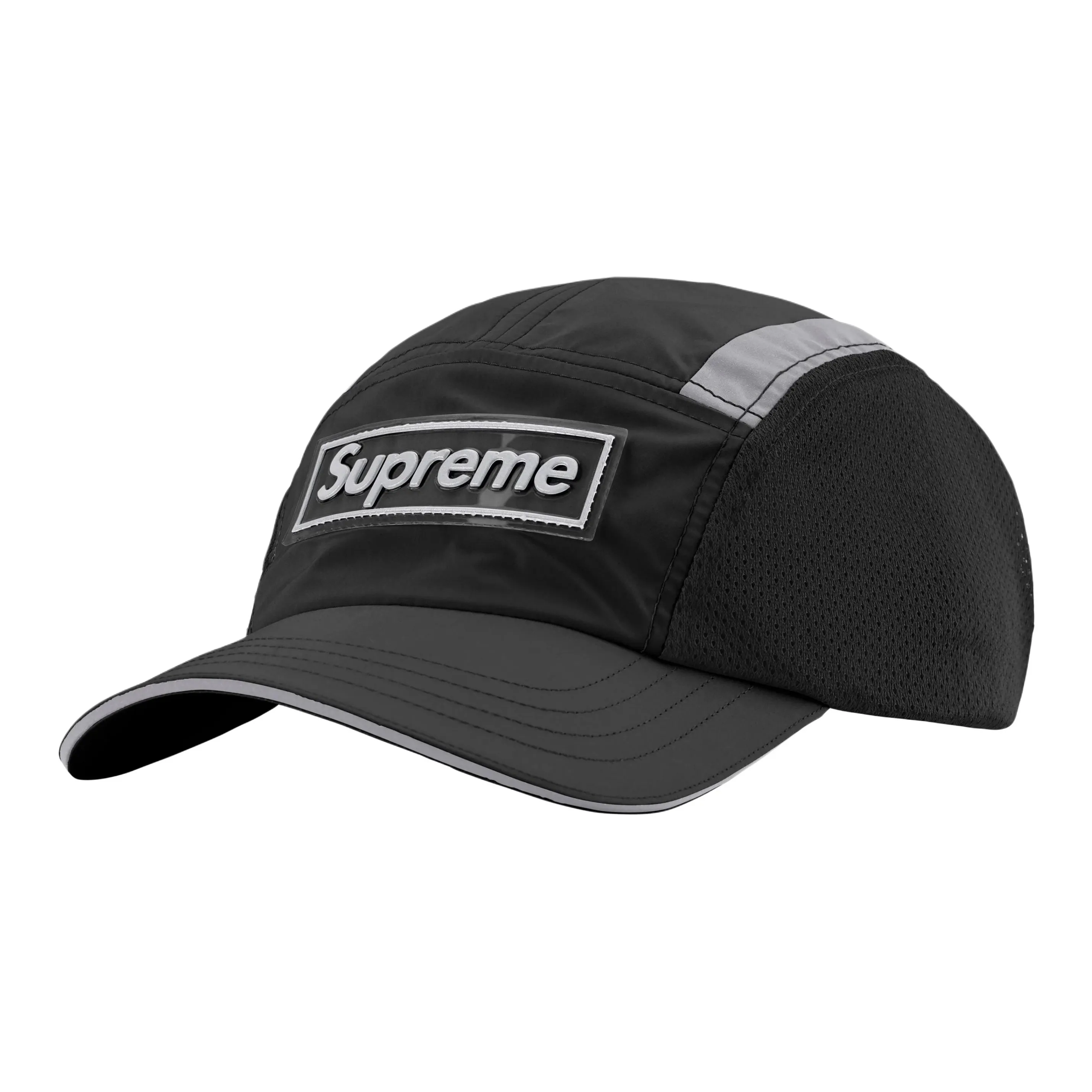 Supreme Полиэстер Смесь Кепки Унисекс Белый Черный Красный Синий