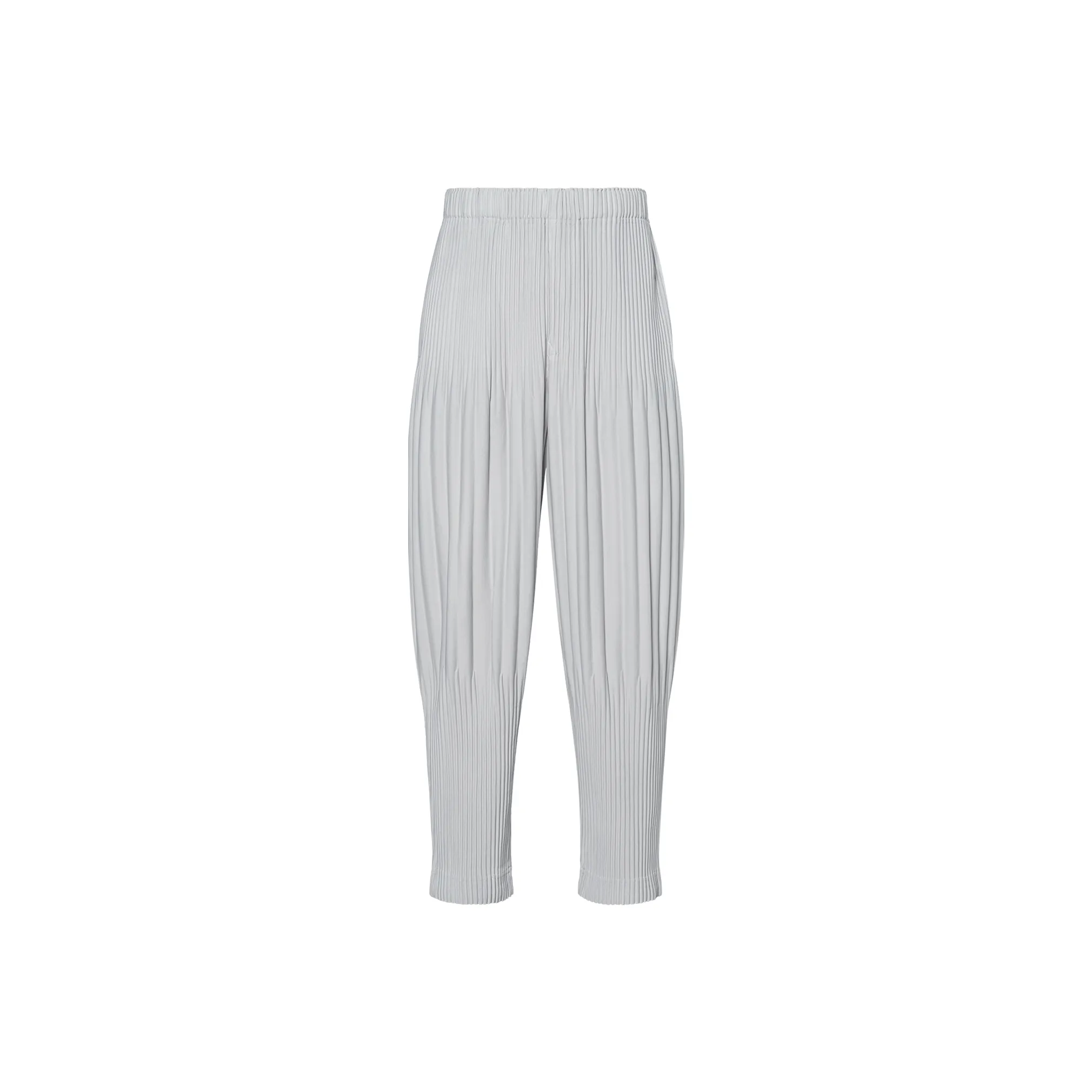 Homme Plissé Issey Miyake SS21 Повседневные брюки Мужские Серые