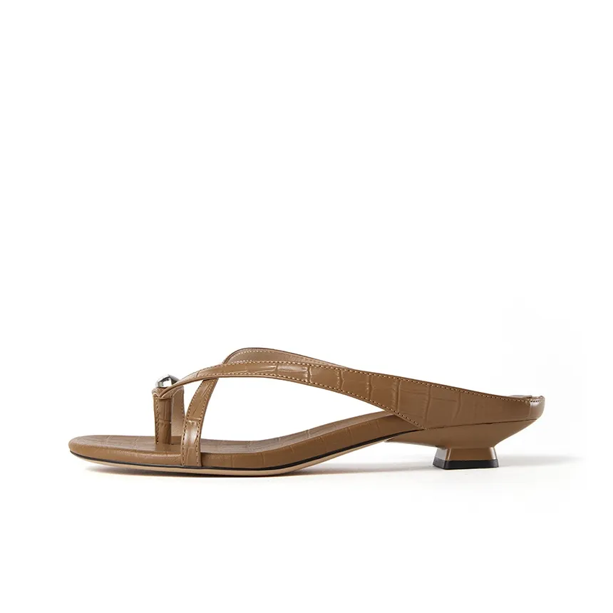 Marie Claire Резина Устойчивая к истиранию Быстросохнущие Слипоны Женские Какао-коричневый Серый