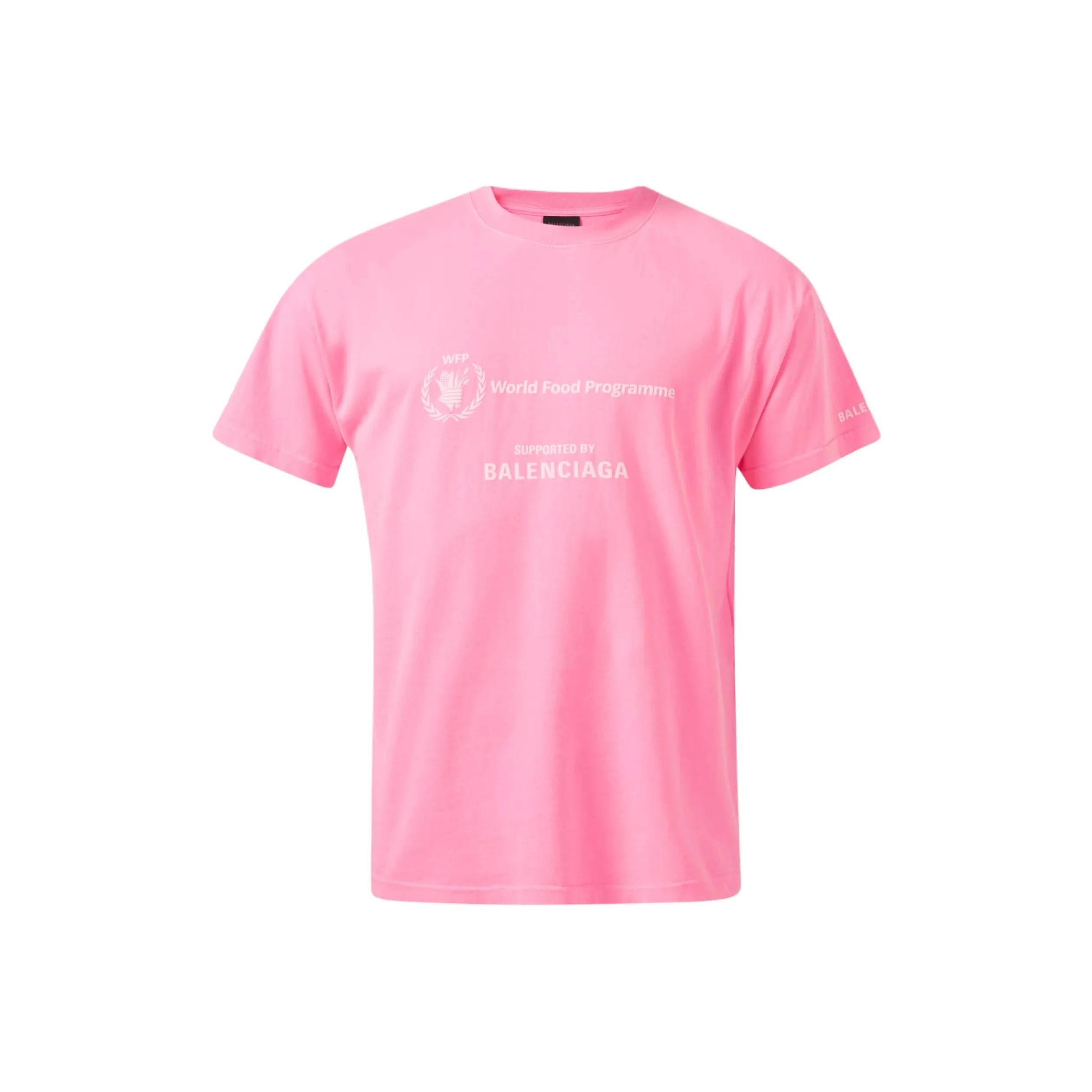 Balenciaga SS23 T-Shirt Regular Fit Unisex Pink