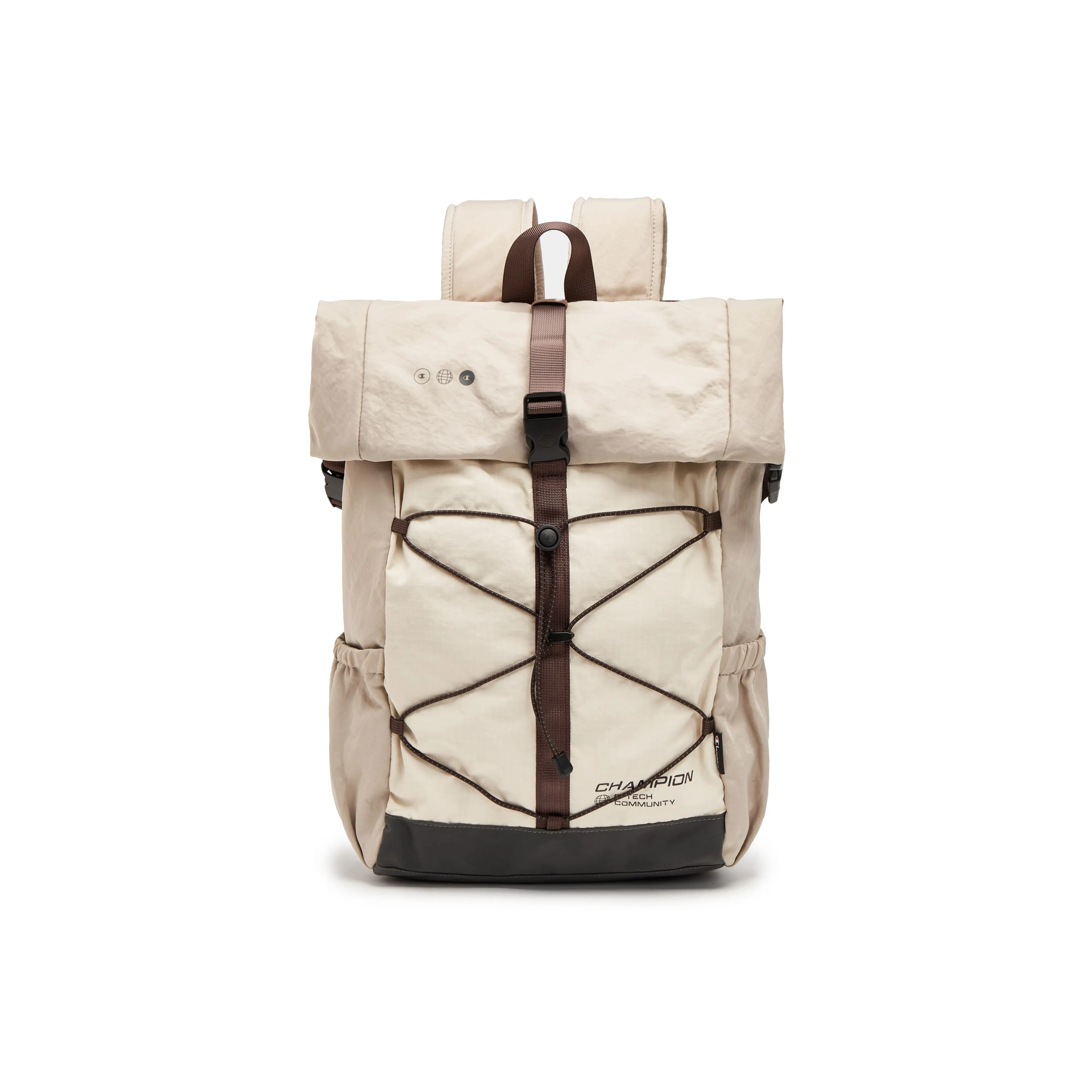 Champion Ткань Рюкзак Стандартный Unisex Light Кость Молочный Белый Дымчатый Серый Черный Сплав Серый