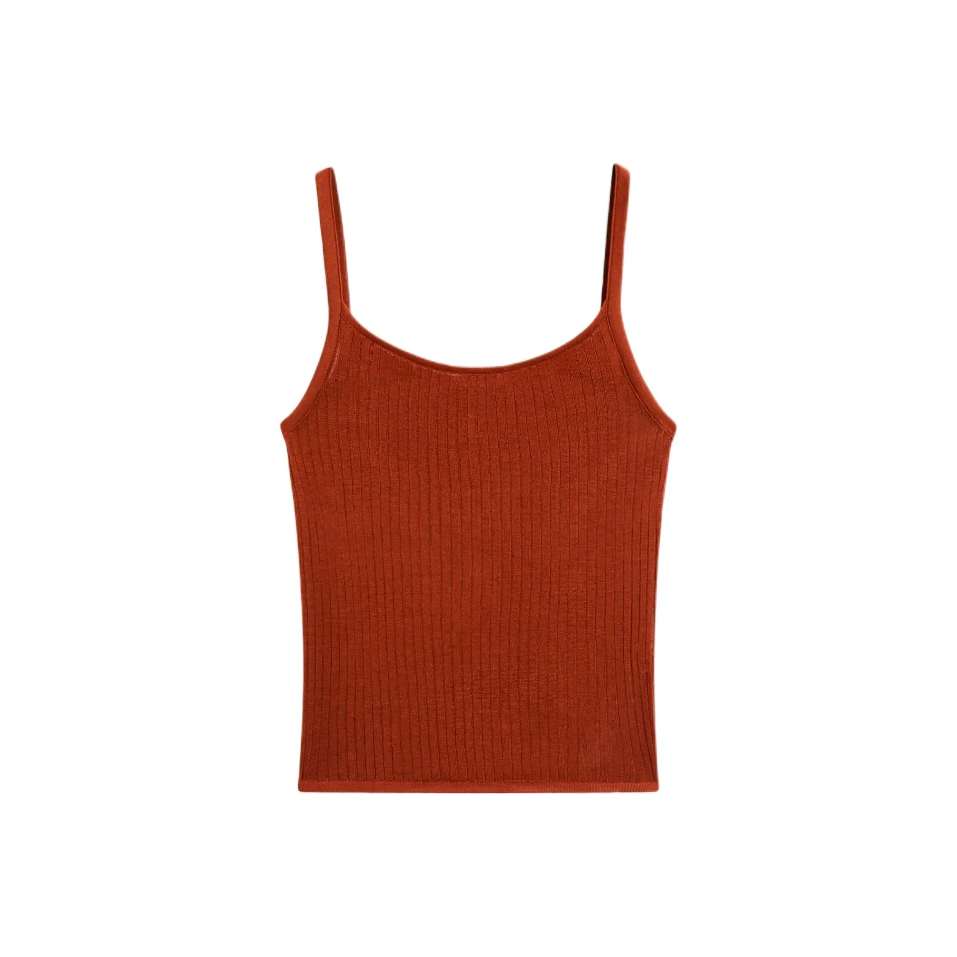 Massimo Dutti Терракота Женские Камисоли