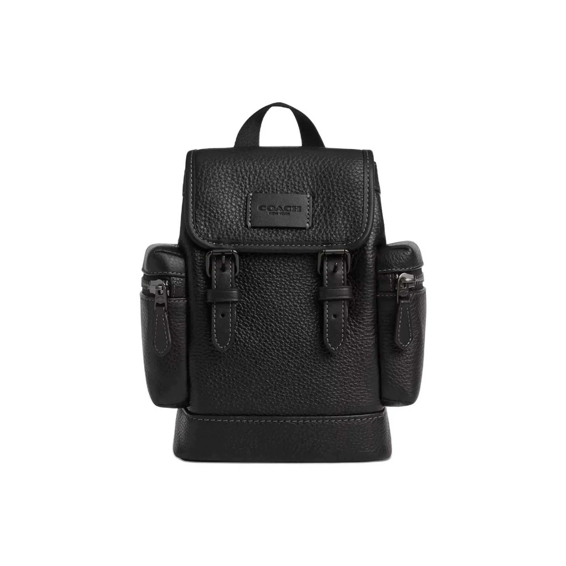 COACH Sprint Leather Sling Bag Mini Men's Black