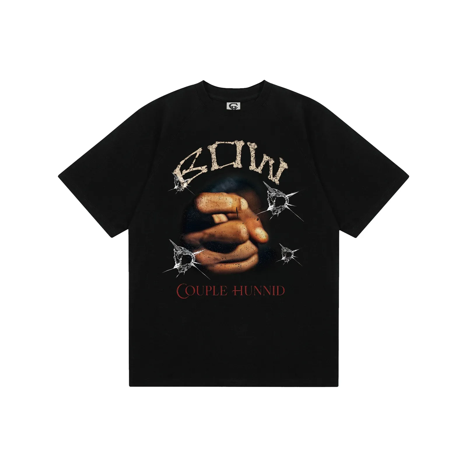 Couple Hinnid SS25 Черный Унисекс T-рубашки