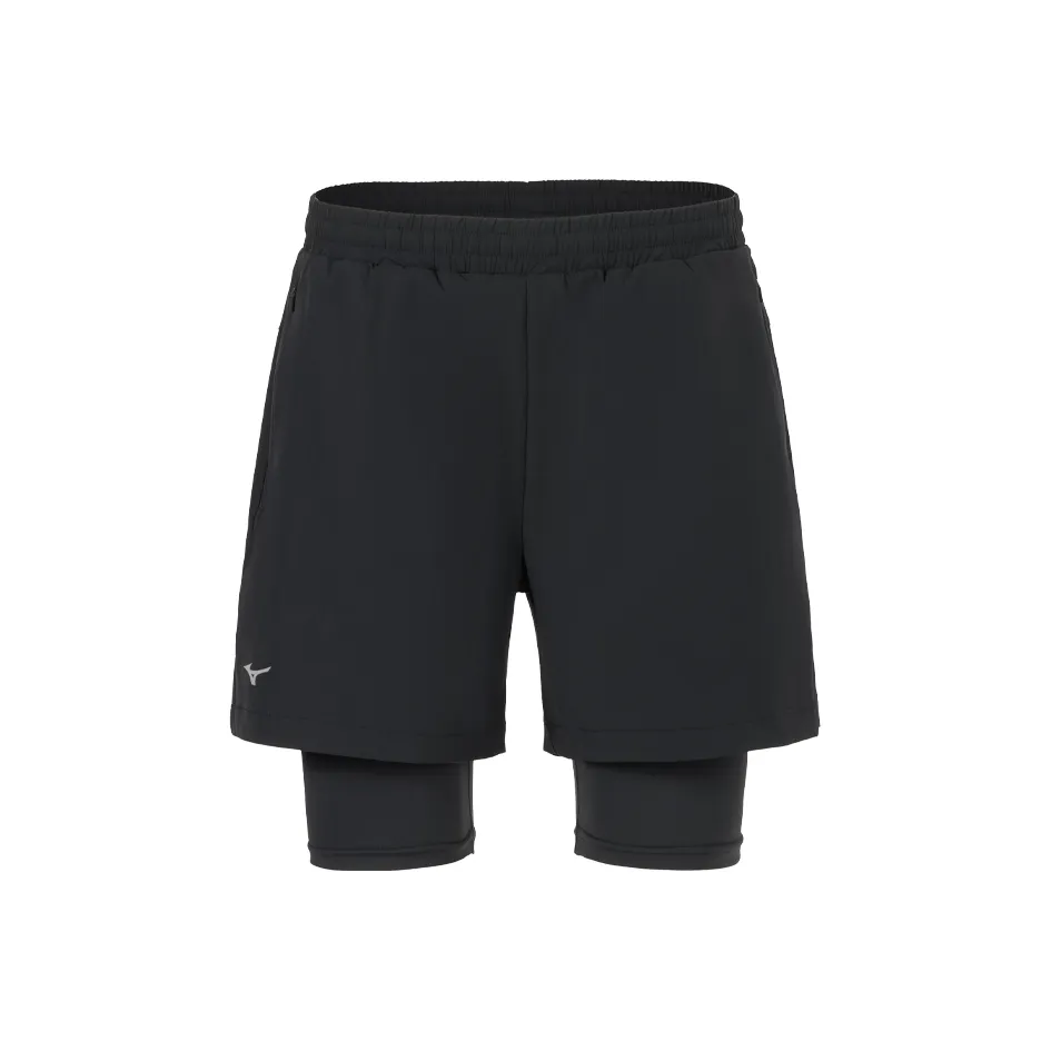 Mizuno Черные Унисекс Спортивные Шорты