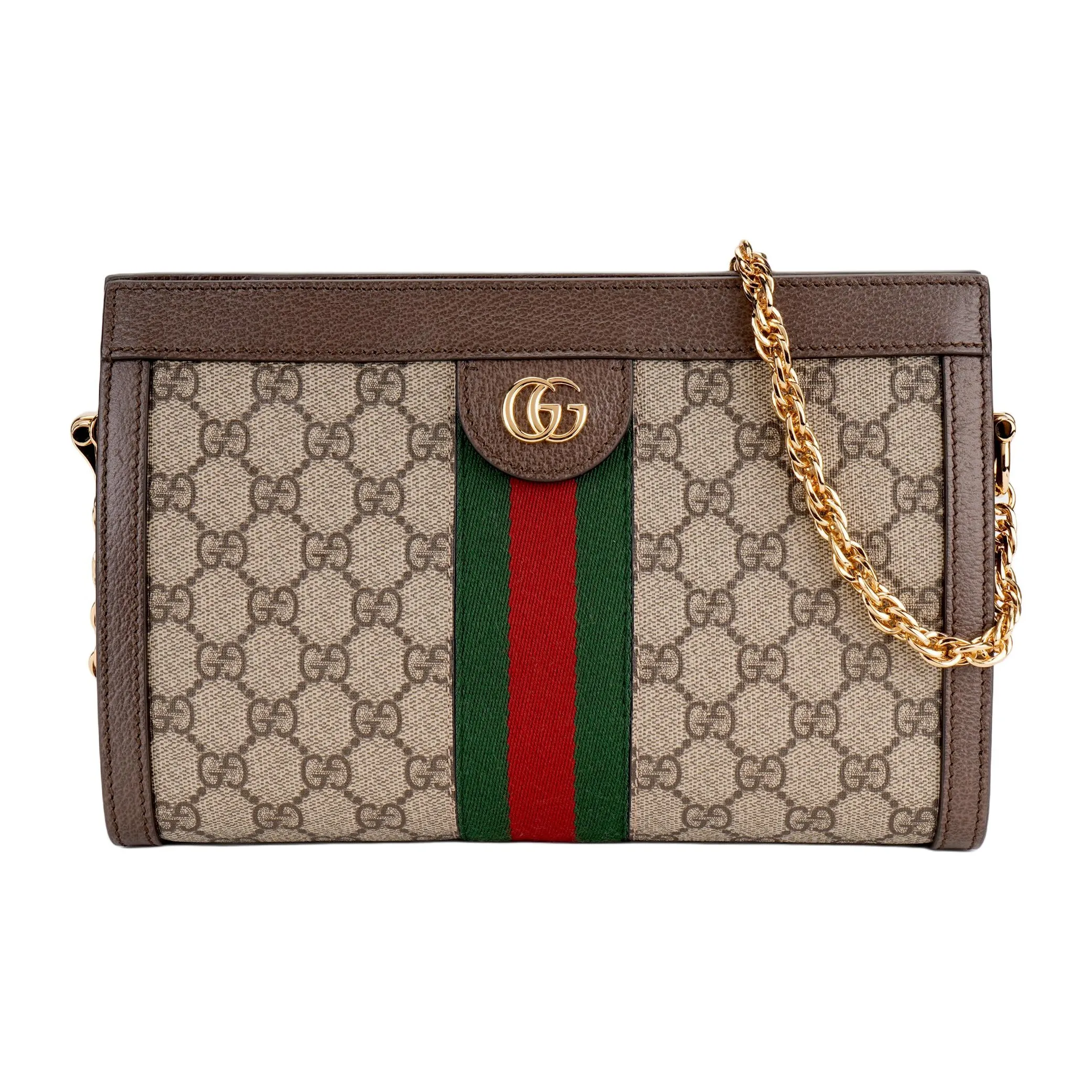 GUCCI Ophidia Small Retro Messenger Bag Shoulder Bag Brown