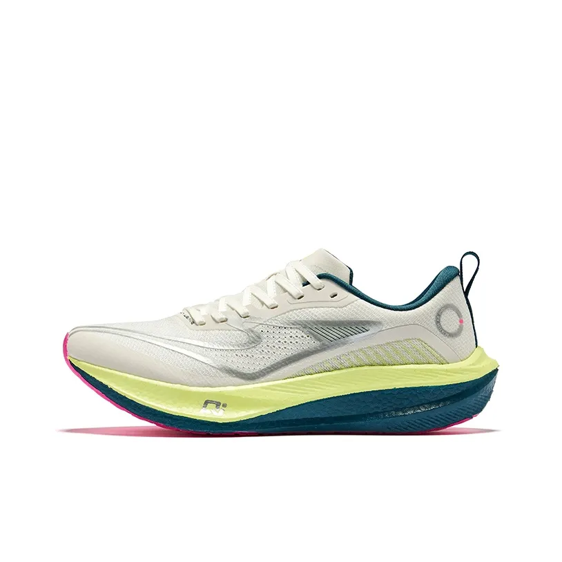 Erke Dust 3.0 Running Shoes Men's Low Top Microcrystal White Sprout Green