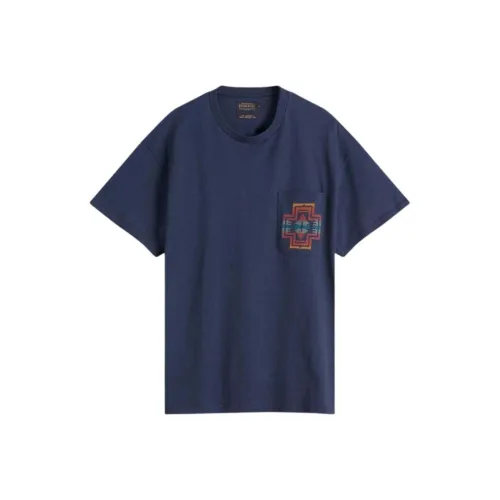 PENDLETON Мужские рубашки морского синего цвета