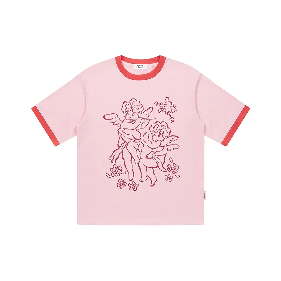 EMPTY REFERENCE Розовая унисекс футболка