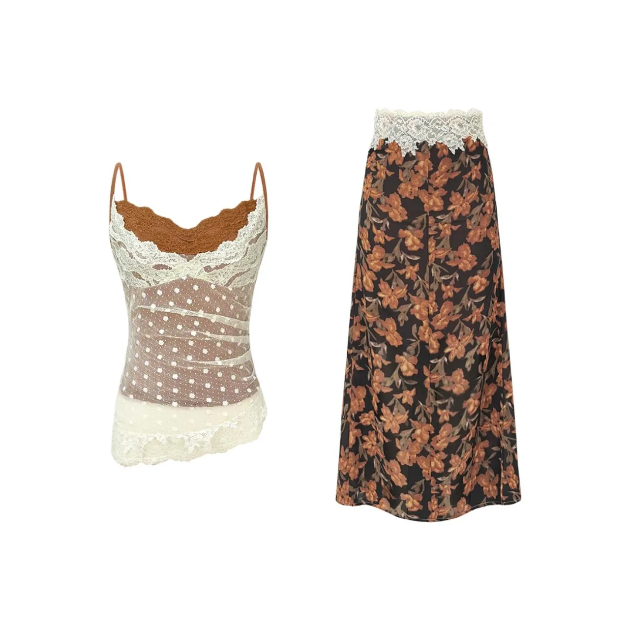 PAIN OR PLEASURE Комплект с юбкой Женские