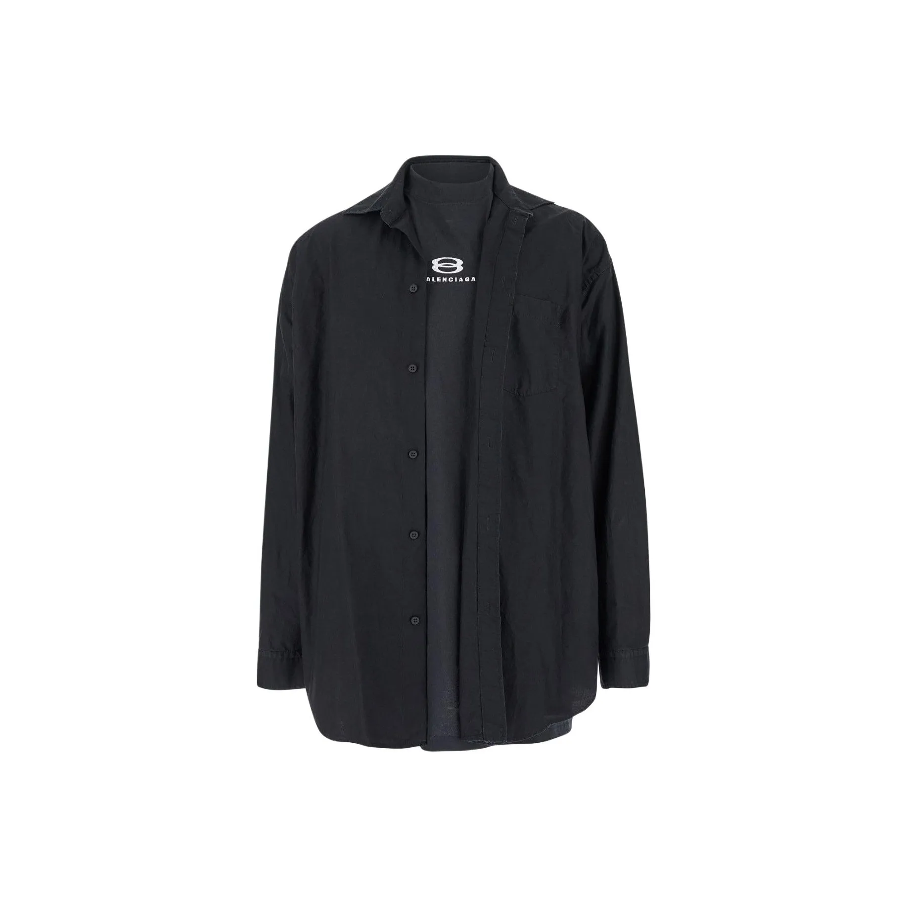 Balenciaga Unity Sports Icon Layered Oversized Shirt