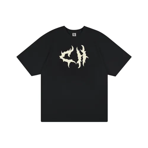Couple Hinnid SS25 Черный Унисекс T Рубашки