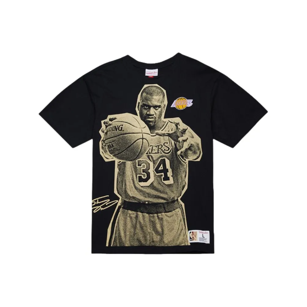 MITCHELL NESS 100% хлопок T-рубашка унисекс черный золотой