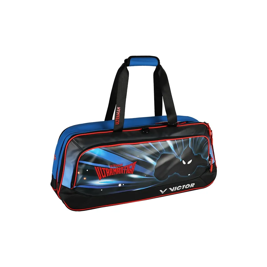 VICTOR ПУ (полиуретан) Спортивная сумка Унисекс Черный Гавайский синий