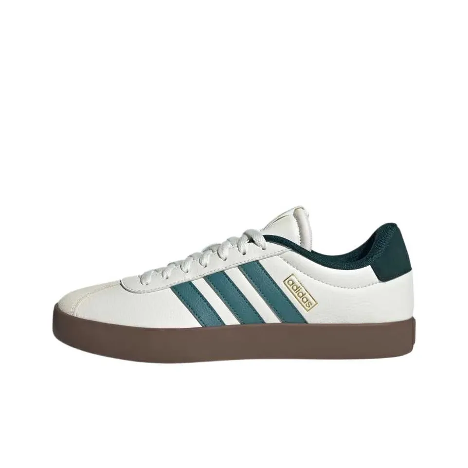 Adidas Vl Court 3,0 Low Топ Casual Мужской Белый Зеленый