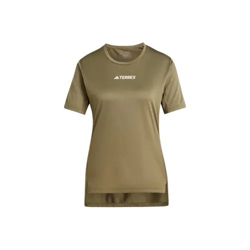 Adidas TERREX Зеленые Женские Футболки