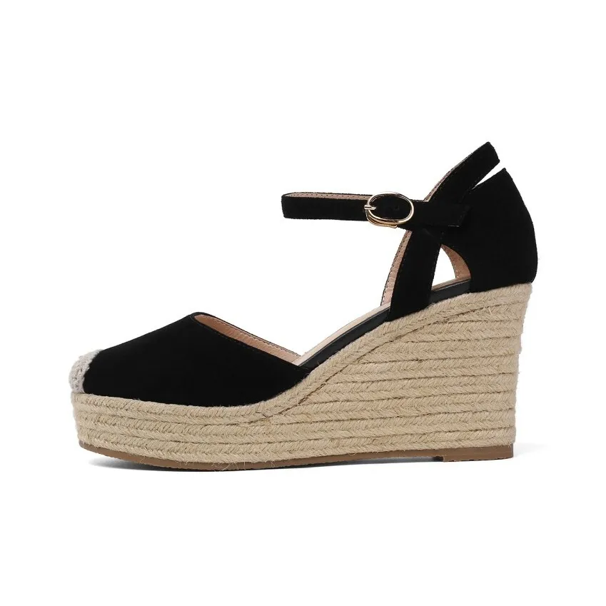 Su Yanjiao Клин-каблук Высокие каблуки Женские