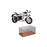 Qianjiang 경기 600RS[화이트]+가죽 더스트 커버[브라운]